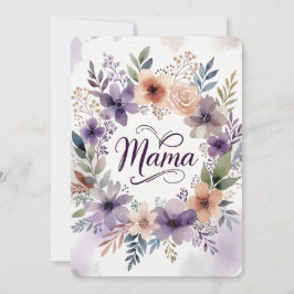 Mother's day Flat Greeting Card Kaart
