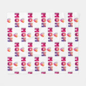 mothers day fleece deken (Voorkant (Horizontaal))