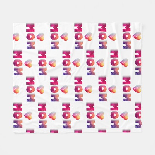 mothers day fleece deken (Voorkant (Horizontaal))