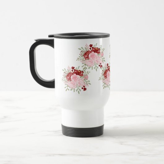 Mother's Day Floral Pattern Thermal Tumbler Reisbeker (Links)