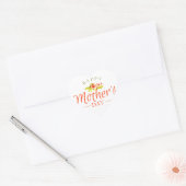 Mother's day flowers hart sticker (Envelop)