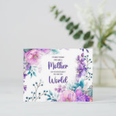 Mothers day gift feestdagenkaart (Staand voorkant)