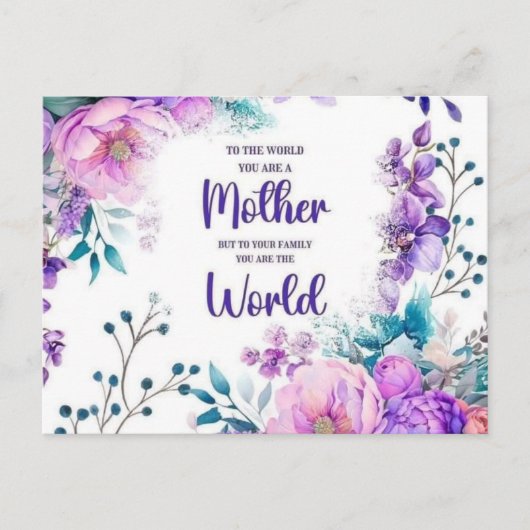 Mothers day gift feestdagenkaart (Voorkant)