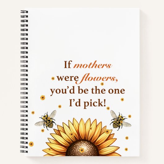 Mother's Day Gift-Spiral Notebook & Sketchbook Notitieboek (Voorkant)