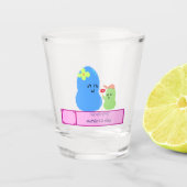 Mother's day glass shot glas (Voorkant)