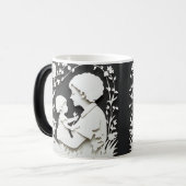Mothers Day Grandma Coffee Mug Magische Mok (Voorkant links)