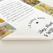 Mother's Day Grandma Grammy Nana from Grandkids Sherpa Deken (3/4)