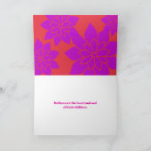 Mothers Day Heart and Soul Customizable Kaart (Binnen)