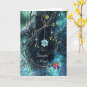 Mothers Day Hippie Bohemian Feel Pretty Kaart (Gele Bloem)