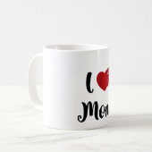 Mother's Day I Love Mom Heart Explosion Gift  Koffiemok (Voorkant links)