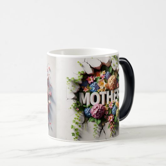 Mothers Day LOVE 3D Magische Mok (Voorkant rechts)