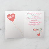 Mother's Day Love from Your Sweet Bulldog Dog Kaart (Binnen)