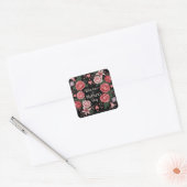 Mother's Day Love Vierkante Sticker (Envelop)