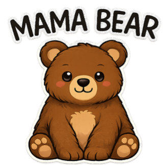 Mother's Day Mama Bear Kaart
