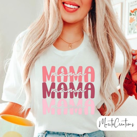 Mother's Day, Mama pink, Mama shirt