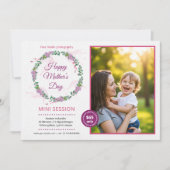 Mother's day mini session template aankondiging (Voorkant)