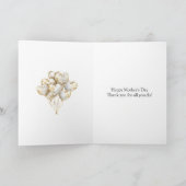 Mother's Day Mom Daughter Brunette Kaart (Binnen)