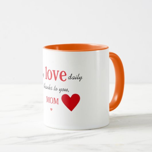 Mother's Day Mug Mok (Voorkant rechts)