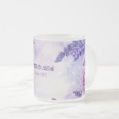 Mother's Day Mug Text "MOM" "Since 1972" Matglas Koffiemok (Voorkant rechts)