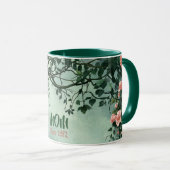 Mother's Day Mug Text "MOM" "Since 1972" Mok (Voorkant rechts)