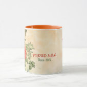 Mother's Day Mug Text "MOM" "Since 1972" Mok (Midden)