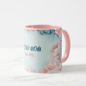 Mother's Day Mug Text "MOM" "Since 1972" Mok (Voorkant rechts)