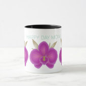 Mother's Day Mug with Floral Pattern and Heartfelt Mok (Midden)