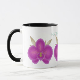 Mother's Day Mug with Floral Pattern and Heartfelt Mok
