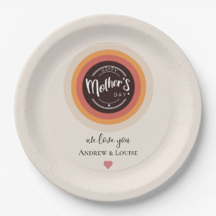 Mother's day papieren bordje