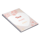 Mother's Day Pastel-Toned Notebook with Sentimenta Notitieboek (Rechterzijde)