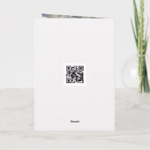 Mother's Day Poem Blue Butterflies and Roses Kaart (Achterkant)