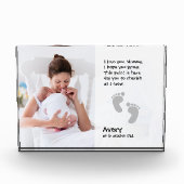 Mother's Day Poem keepsake Child footprints Photo Fotoblokken (Voorkant)