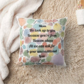 Mother's Day Poem Throw Kussen (Deken)