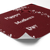 Mothers Day Red Poster (Hoek)