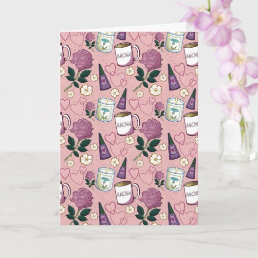 Mother's Day Rose Kaart (Orchidee)