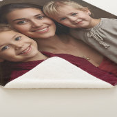 Mothers Day Sherpa Blanket Custom Photo Text Gifts Sherpa Deken (3/4)