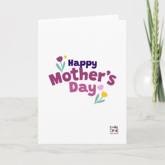 Mother's Day - Simple Colorful Kaart (Voorkant)