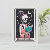 Mother's Day Skeleton The Counselor Tarot Kaart (Staand voorkant)