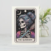 Mother's Day Skeleton The Guardian Tarot Kaart (Staand voorkant)