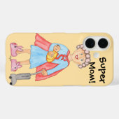 Mother's Day Super Mom Case-Mate iPhone Case (Achterkant (horizontaal))