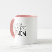 Mother's Day World's BEST Mom Coffee Mug Mok (Voorkant links)