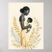 Mother's Embrace – Unconditional Love in Bloom Poster (Voorkant)