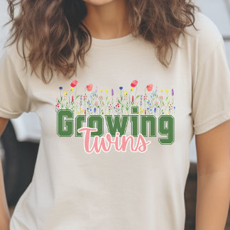 Mother's Garden, een tweeling opgroeien, een tweel Tri-Blend Shirt