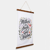 Mothers Heal Hearts With Quiet Wisdom Hangend Wandkleed (Gebogen)