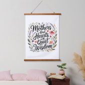 Mothers Heal Hearts With Quiet Wisdom Hangend Wandkleed (Slaapkamer)