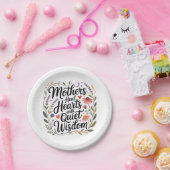 Mothers Heal Hearts With Quiet Wisdom Papieren Bordje (Feest)