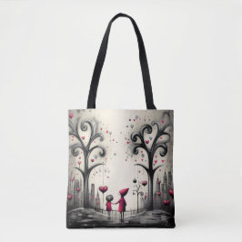 Mother's Love Heartfelt Stroll Tote Bag