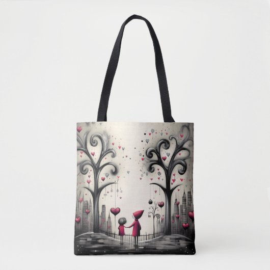 Mother's Love Heartfelt Stroll Tote Bag (Voorkant)