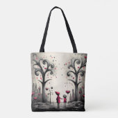 Mother's Love Heartfelt Stroll Tote Bag (Achterkant)