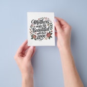Mothers Make Life Beautiful With Their Love Flyer (Hand)